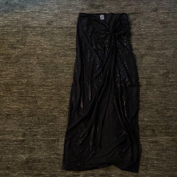 NWOT Jade Swim Mira sarong stretch nylon long skirt - Picture 3 of 4